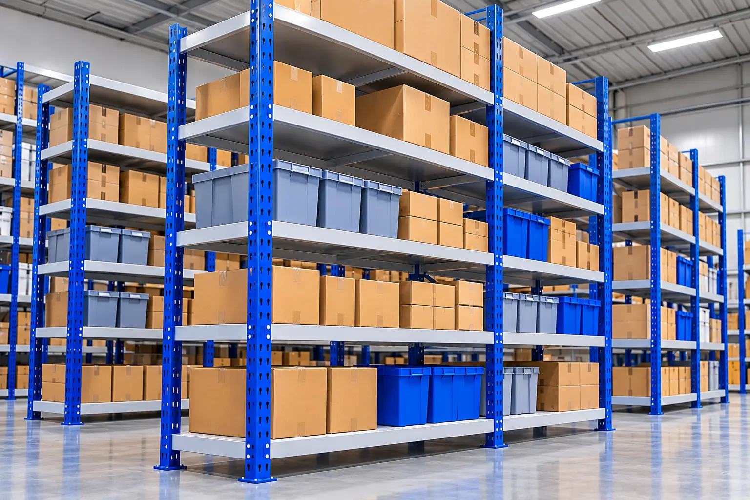 Boltless shelving