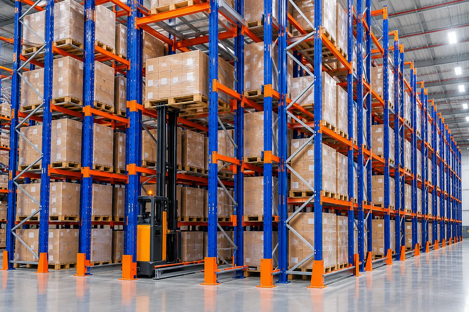 Drive in racking system