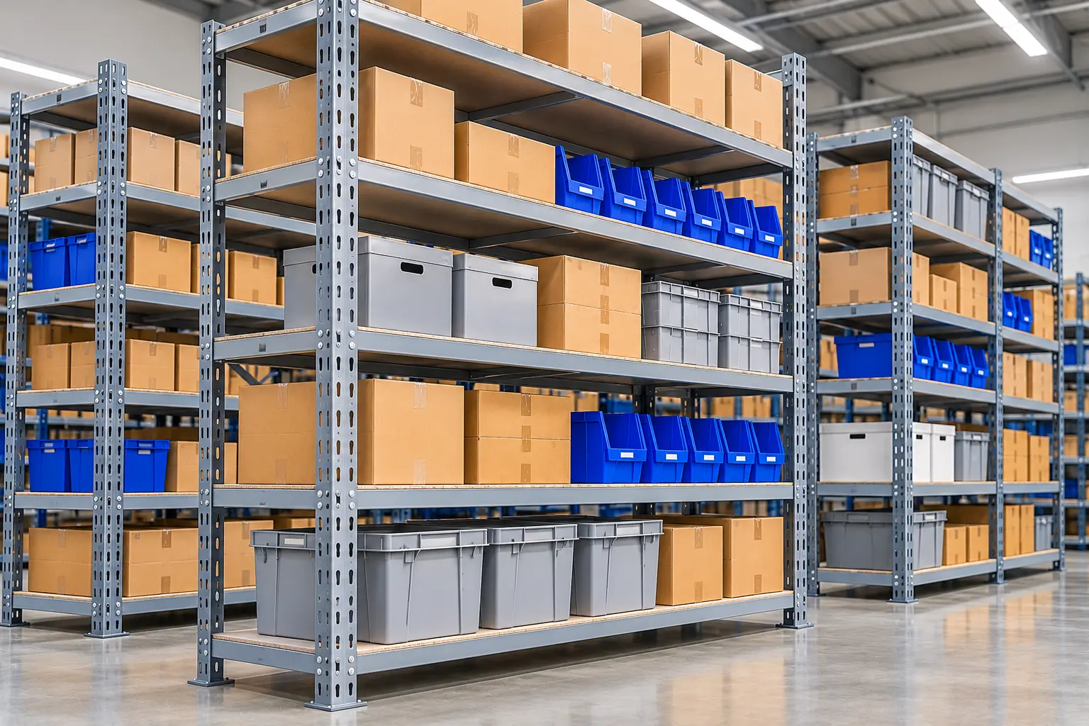 Slotted Angle Shelving